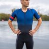 Herren HUUB Triathlonanzüge | 4882 Pro Aero Tri-Anzug Mit Offenem Reisverschluss – Herren