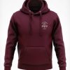 Herren HUUB Freizeit | Fellowship Of Speed Kapuzenpullover – Kastanienbraun