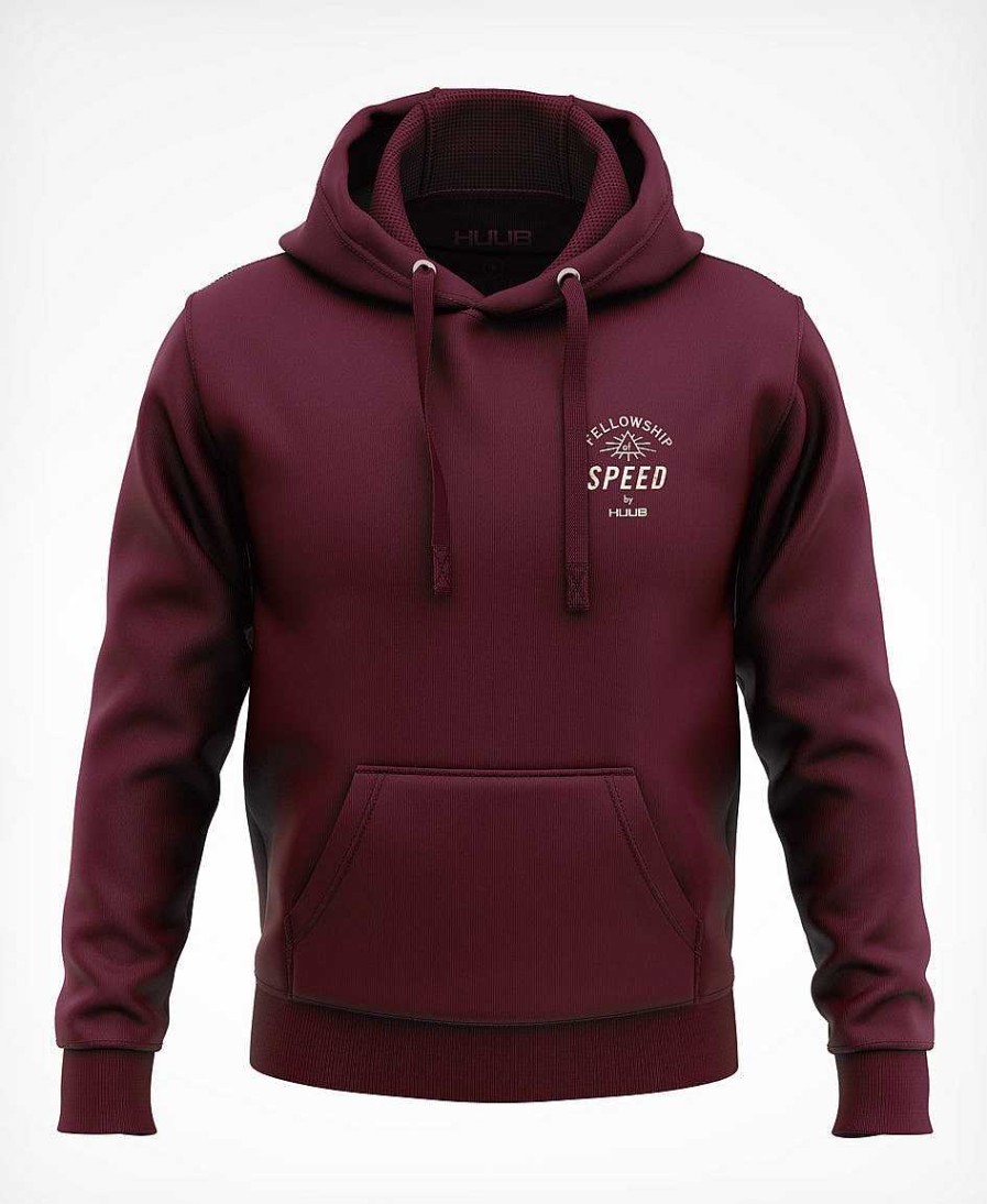 Herren HUUB Freizeit | Fellowship Of Speed Kapuzenpullover – Kastanienbraun