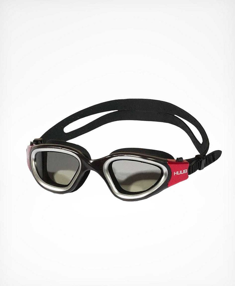 Herren HUUB Brillen | Aphotische Schwimmbrille – Schwarz Und Rot