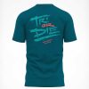 Herren HUUB Freizeit | Tri Or Die T-Shirt Blaugrun