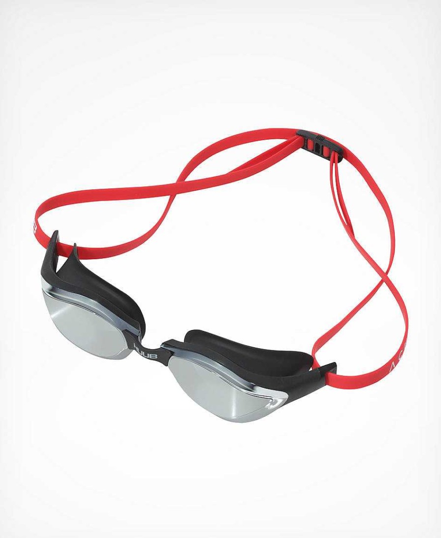 Herren HUUB Brillen | Brownlee Acute Schwimmbrille – Schwarz/Verspiegelt