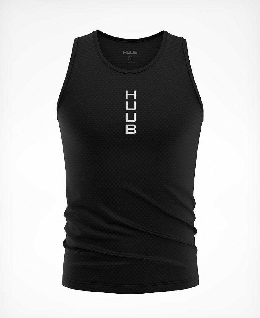 Herren HUUB Basisschichten | Essential Armelloses Tech-Baselayer – Schwarz