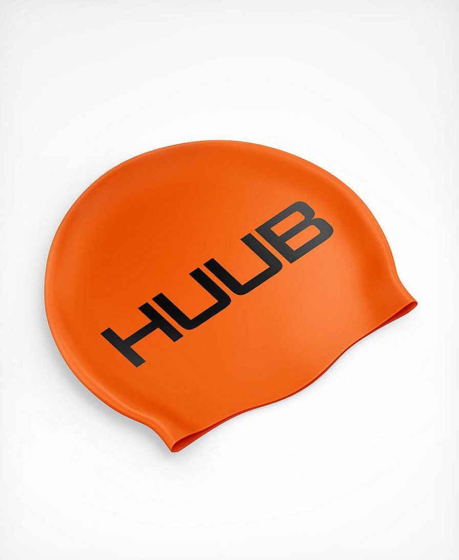 Herren HUUB Zubehör | Silikon-Badekappe – Fluo Orange