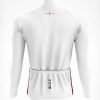 Herren HUUB Jacken | England Rugby Langarmtrikot Weis/Rot