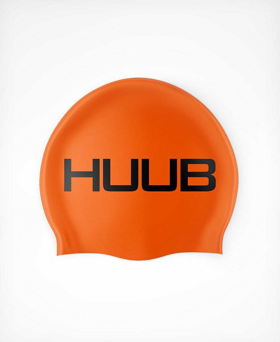 Herren HUUB Zubehör | Silikon-Badekappe – Fluo Orange