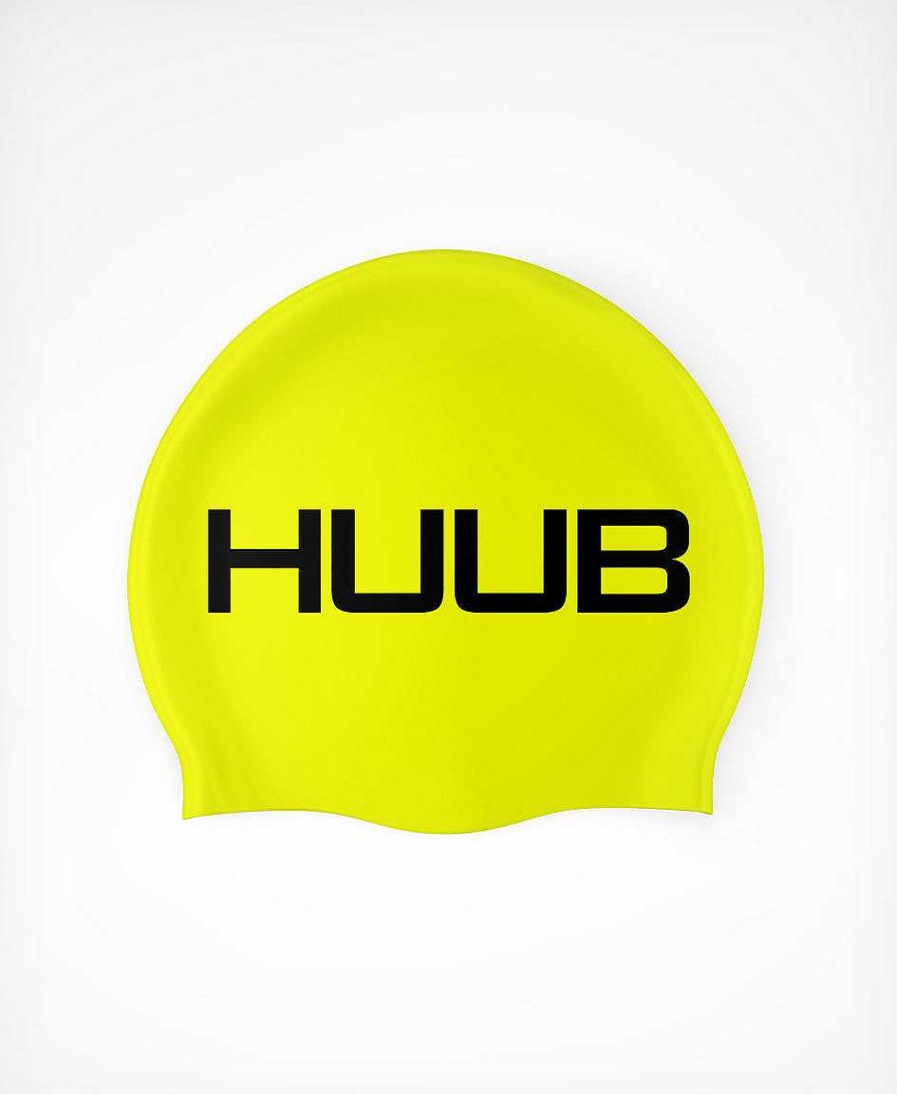 Herren HUUB Zubehör | Silikon-Badekappe – Fluo Gelb