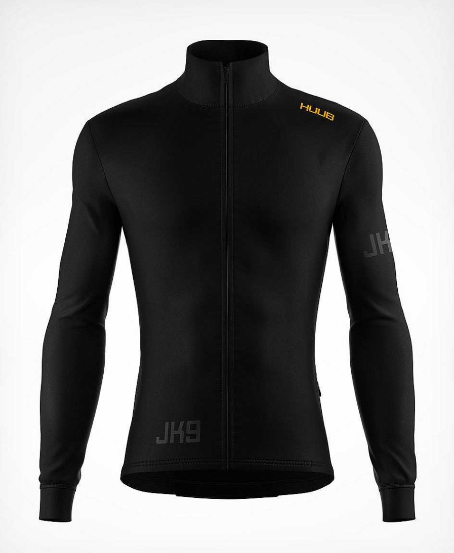 Herren HUUB Jacken | Jk9 – Jason Kenny Langarmtrikot Schwarz – Herren