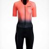 Damen HUUB Triathlonanzüge | Commit Long Course Tri Suit Coral – Damen