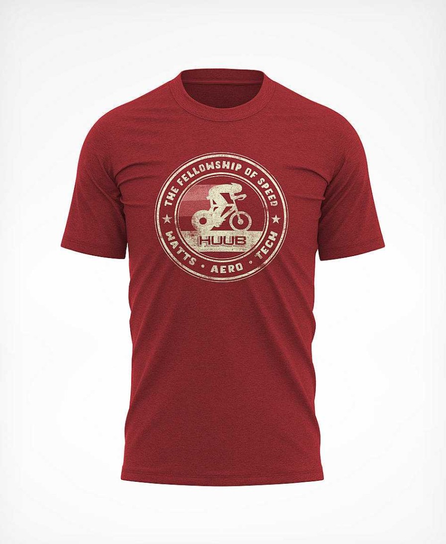 Herren HUUB Freizeit | Fellowship Of Speed T-Shirt - Rote Erde