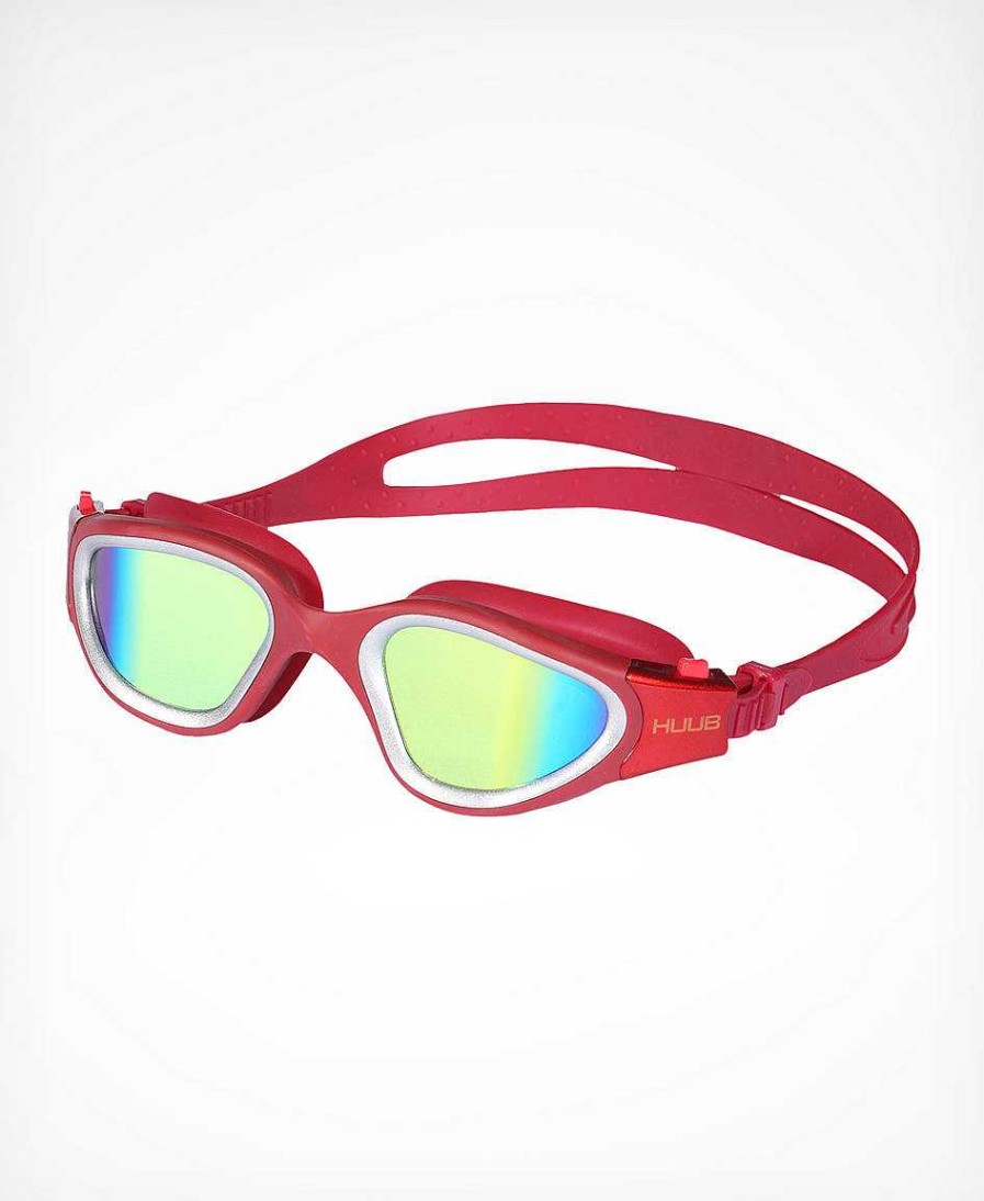 Herren HUUB Brillen | Mirage Schwimmbrille - Rot / Gold