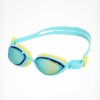 Herren HUUB Brillen | Pinnacle Air Seal Schwimmbrille – Aqua/Fluo Gelb