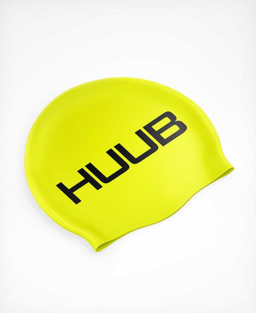 Herren HUUB Zubehör | Silikon-Badekappe – Fluo Gelb