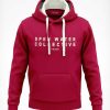 Herren HUUB Freizeit | Open Water Collective Kapuzenpullover – Cranberry