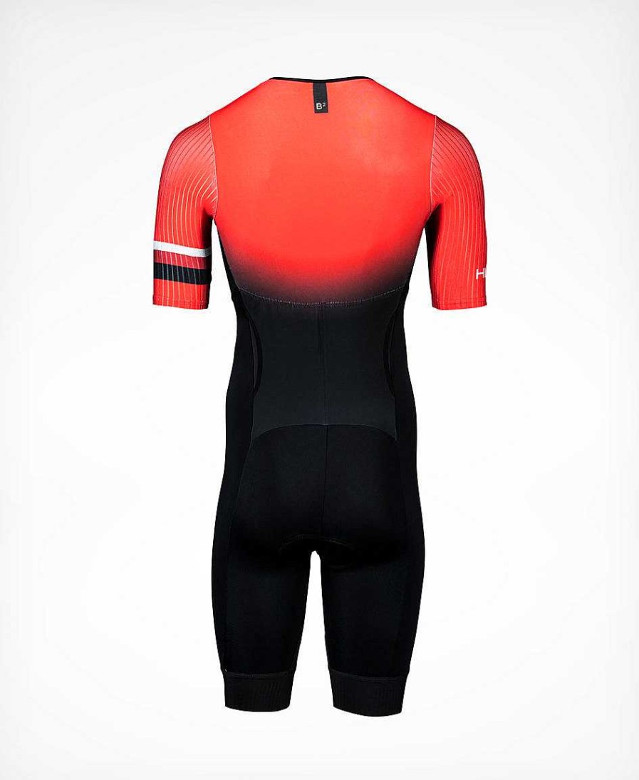 Herren HUUB Triathlonanzüge | Brownlee Club Aero Tri Suit Rot – Herren