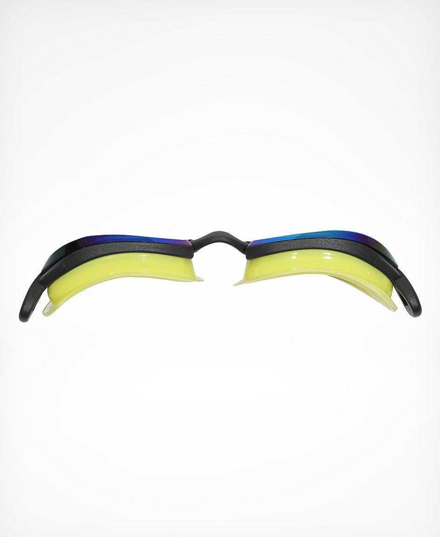 Herren HUUB Brillen | Pinnacle Air Seal Schwimmbrille – Fluo Gelb/Schwarz